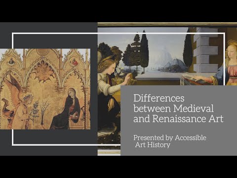 What is the difference between classical art and medieval art?