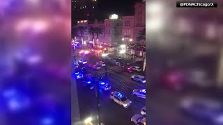 New Orleans Police on scene of Bourbon Street mass casualty incident