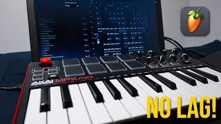 How to Use Akai MPK Mini with FL Studio no Lag Tutorial! 2024