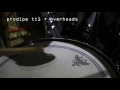 prodipe tt1 on tom and snare