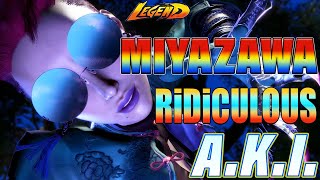 Street Fighter 6 🔥 World Best A.K.I.  ▰  Miyazawa A.K.I. Ridiculous Gameplay🔥High Level Ranked Match