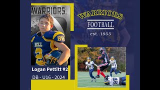 Logan Pettitt - U16 2024  NCAFA