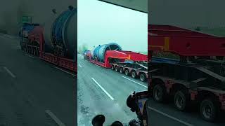 Transportation of 300 ton 5-meter diameter tank