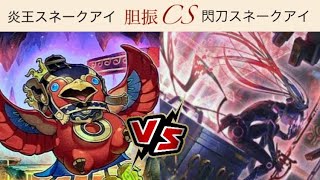 遊戯王 第18回胆振cs個人戦 予選１回戦1/21 だいじん【炎王スネークアイ(Fire King Snake Eye)】vsよーだ【閃刀スネークアイ(Sky Striker Snake Eye)】