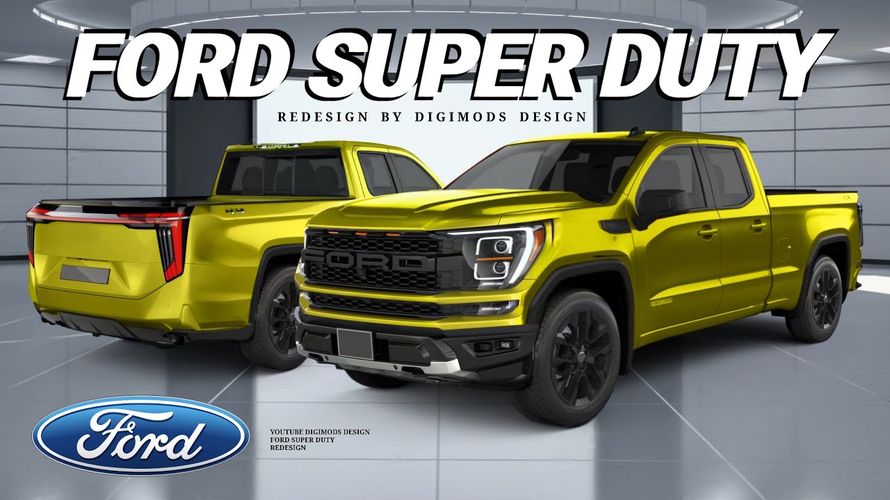 ALL NEW FORD SUPER DUTY 2024-2025? REDESIGN | Digimods DESIGN | - YouTube