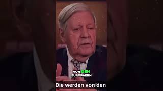 Helmut Schmidt,die Zukunft Europas: Herausforderungen und wirtschaftliche Selbstbehauptung