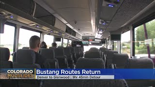 Bustang Resumes Service To Glenwood Springs, Trip From Denver To Grand Junction 4 Hours Longer With