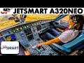 Jetsmart A320neo cockpit into Lima Peru