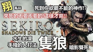 ［翔亂玩］PS4 隻狼：水生的凜 手殘的人打法 外鄉人打法 簡單 攻略