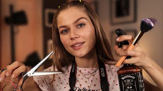 ASMR The Most Relaxing Scalp Check, Haircut, Makeup, and Photoshoot RP, Personal Attention