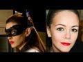 Anne Hathaway as Catwoman (Selina Kyle) Costume Makeup Tutorial