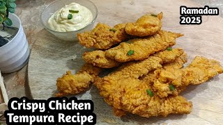 Crispy Chicken Tempura Recipe | Fried Chicken Recipe | How to Make Chicken Tempura | Chicken Starter