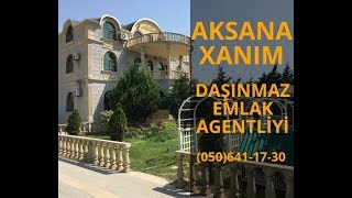 TÜRKAN QESEBESİNDE 3 MERTEBE 8 OTAQ VİLLA SATILIR.450.000AZN.AKSANA XANIM (050)641-17-30