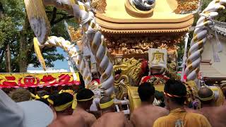 灘のけんか祭り 2018 宇佐崎 拝殿回り(本宮/拝殿)