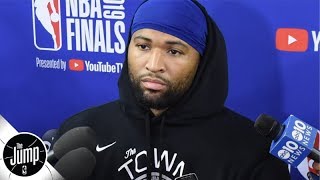 DeMarcus Cousins calls fans who cheered Kevin Durant's injury 'trash' | BS or Real Talk | The Jump