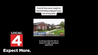 Man says funeral home voicemail suggested giving him wrong ashes
