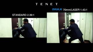 TENET - Standard Vs. 15/70mm IMAX Comparison