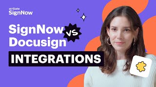 SignNow vs DocuSign Integrations - 2023 Comparison