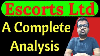 Escorts Share Analysis | Fundamental Analysis Of Escorts Ltd