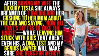 My Wife Plotted to Take the House After I Bought Her a Tesla—DNA Test Revealed the Ultimate Betray