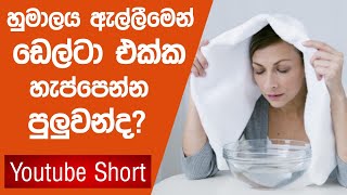 හුමාලය ඇල්ලීමෙන් Covid-19 ඩෙල්ටා ප්‍රභේදයට අභියෝග කරන්න පුලුවන්ද? 🤔