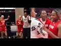 Indiana Fever locker room celebration after the win over the Atlanta Dream!!