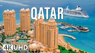 QATAR 4K ULTRA HD [60FPS] • Breathtaking Landscapes of the Pearl-Qatar with Soft Piano Melodies