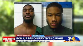 Escaped Bon Air inmates nabbed at Michigan hotel