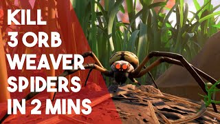 Grounded How To Kill Orb Weaver Spiders \u0026 Farm Venom Or Spider Parts Early In The Game - Location