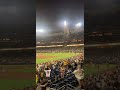 Padre fans celebrate Jorge Alfaros walk off in the 11th @petco park