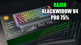 UNBOXING - RAZER BLACKWIDOW V4 PRO 75%