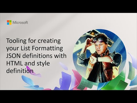Инструменты для создания определений форматирования списка в формате JSON с использованием HTML и определения стиля.
