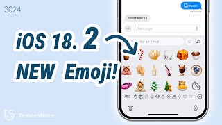 🤩 How to Get NEW Emojis on iOS 18.1.1 / 18.2 !  (iPhone 15/14/13/12) - iOS 18.2 New Feature