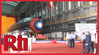 Taiwan unveils its first domestically produced submarine | Taiwan News | RTI