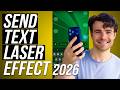 How to Send a Message with Laser Effect iPhone 2026