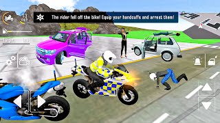 Catched and Handcuffed Criminal! Police Motorbike Driving - Android gameplay