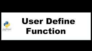 Python Bangla Tutorials 28 : User Define Function