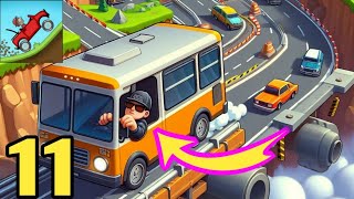 Hill Climb Racing - Gameplay Walkthrough Part 11 - Bus (IOS, Android)