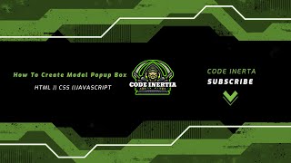 How to create Popup Box with blurred background using HTML, CSS & JavaScript || CodeInertia