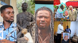 The Y0ung Guy Behind Most Historic Statues in Kumasi Finally Revealed... King Charles, Tano Komfor