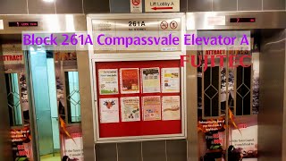 Block 261A Compassvale Fujitec Elevator (My Last Video of 2023)