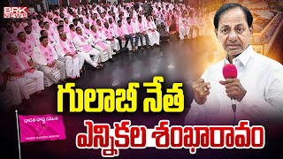 గులాబీ నేత ఎన్నికల శంఖారావం | KCR Public Meeting| Medak Dist || BRK News