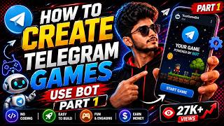 How To Create Telegram Games Use Bot | Game Develop Vedio Available In Channel | SD Creation