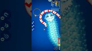 🐍 Worms Zone tiny worm suddenly get big kill nonstop epic moments #shorts #wormszone #trending