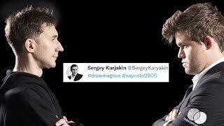 #saynoto2900 || Karjakin vs Carlsen || Tata Steel (2022)