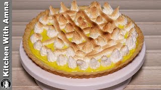 Lemon Tart Recipe Without Oven - Lemon Tart Meringue - Kitchen With Amna