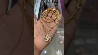 Premium Quality Impon Small Dollar Chain Available at Chidambaram Gold Covering, 9514383553