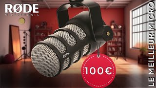 Le Meilleur Micro à Moins de 100€: Rode PodMic pour youtubeur streamer podcaster ....