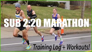 HOW I RAN A SUB 2:20 MARATHON | Sage Canaday Training Log and Workout Tips