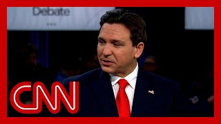 DeSantis reacts to criticism for not going after Trump more during debate